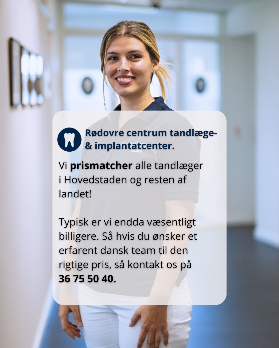 Annoncekreativ for Rødovre Centrum Tandlæge- og Implantatcenter